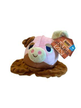 Bark Box Hogwash Dog Toy Plush Pig Mud Puddle Crinkles Squeakers Bungee Tail M